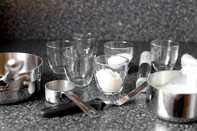 getting ready to make custards